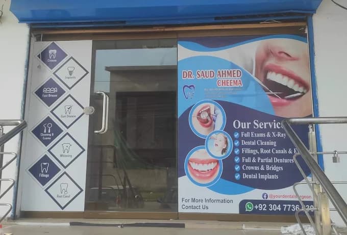 Modern dental clinic reception